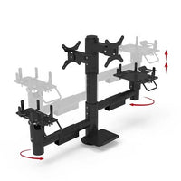 All in one Desktop Tablet POS Pole Mount Solution Monitor Stand For Pos
