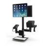 All in one Desktop Tablet POS Pole Mount Solution Monitor Stand For Pos